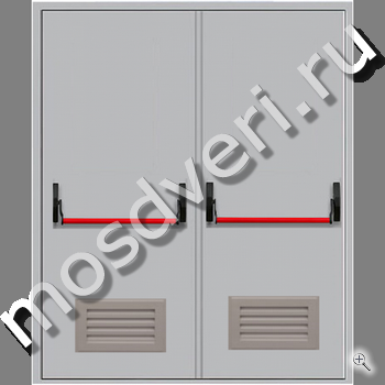Противопожарная дверь с вентиляционной противопожарной решёткой СР-01 - купить от производителя Мосдвери Противопожарная дверь с вентиляционной противопожарной решёткой СР-01