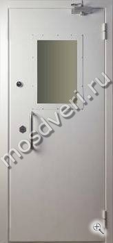 Дымогазонепроницаемая противопожарная дверь ДГН-09 - купить от производителя Мосдвери Дымогазонепроницаемая противопожарная дверь ДГН-09